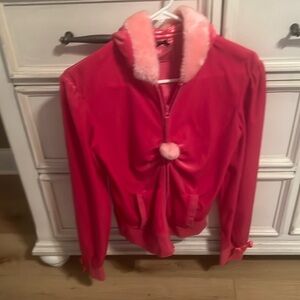 Pink Victoria Secret Santa Jacket